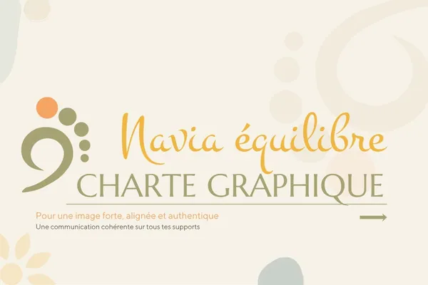 charte graphique reflexologue plantaire Navia équilibre