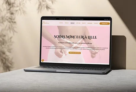 création site internet de beauté sur Lille Body by bahia